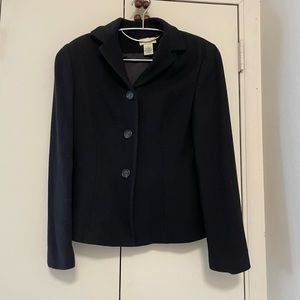Ann Taylor navy blue 2: 100% wool blazer, excellent for the change in seasons!
